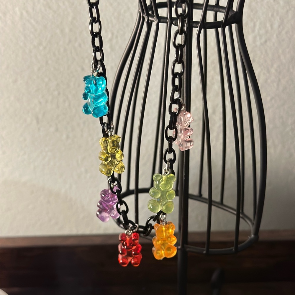 Gummie Bear Charm Necklace